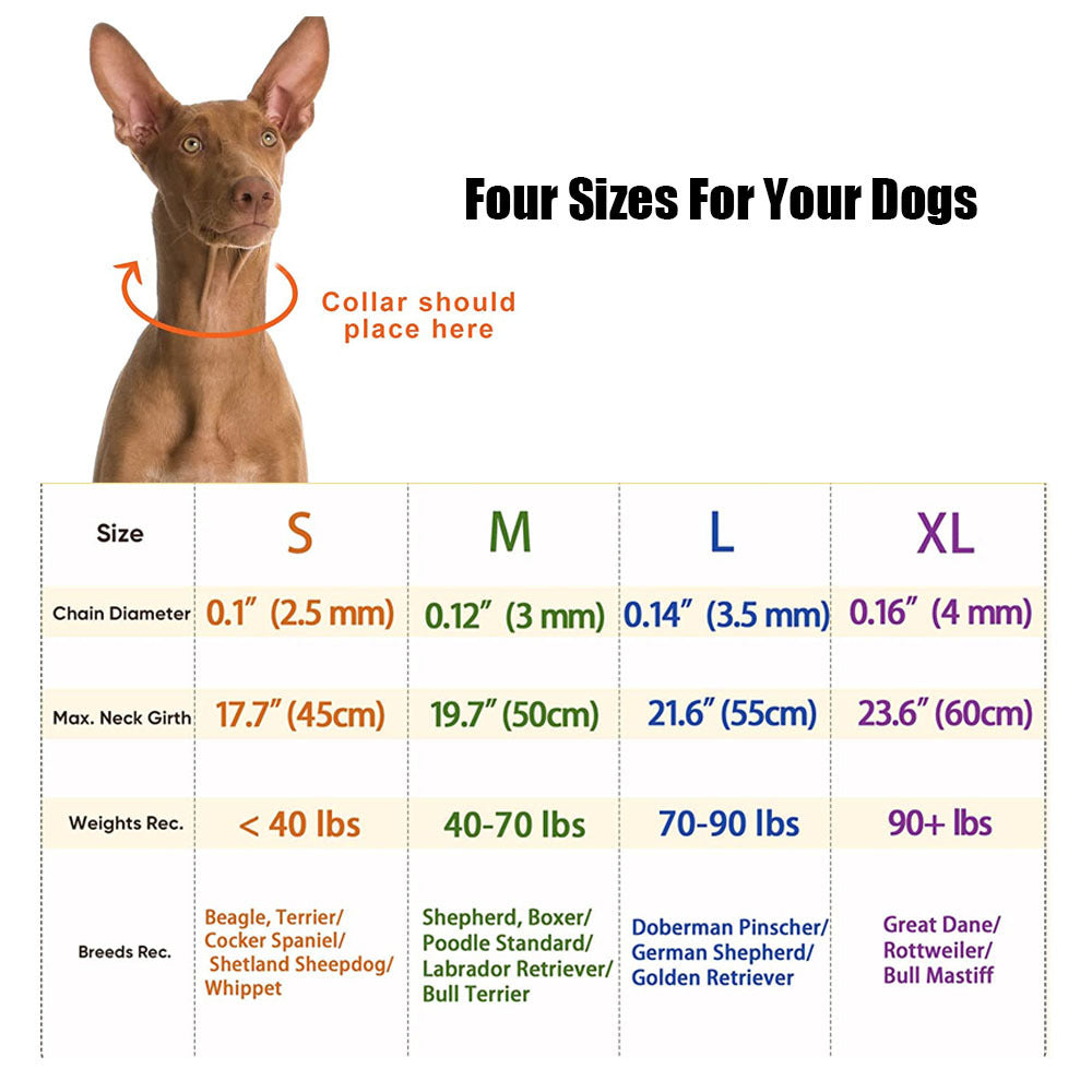 "Stimulation Chain Dog Training Collar - Spike Neck Cover - Pet Supplies for Effective Training - Shopinapets "Stimulation Chain Dog Training Collar - Spike Neck Cover - Pet Supplies for Effective Training Shopinapets #