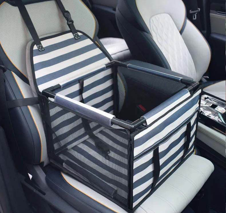 Travel Dog Car Seat - Waterproof Pet Dog Carriers Bag - Shopinapets Dog Car Seat made with a waterproof and durable 900D Oxford and PVC material, this Pet Dog Car Seat is the perfect travel accessory for both cats and dogs. Designed to fit universal dog breeds, it measures 39*39*27cm and includes important safety features for your beloved pet. Travel Dog Car Seat - Waterproof Pet Dog Carriers Bag Shopinapets #