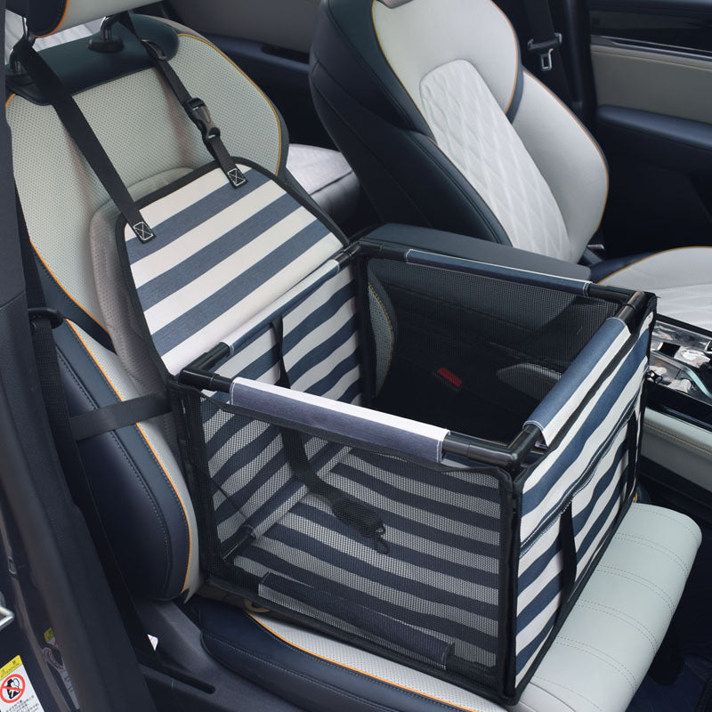 Travel Dog Car Seat - Waterproof Pet Dog Carriers Bag - Shopinapets Dog Car Seat made with a waterproof and durable 900D Oxford and PVC material, this Pet Dog Car Seat is the perfect travel accessory for both cats and dogs. Designed to fit universal dog breeds, it measures 39*39*27cm and includes important safety features for your beloved pet. Travel Dog Car Seat - Waterproof Pet Dog Carriers Bag Shopinapets #