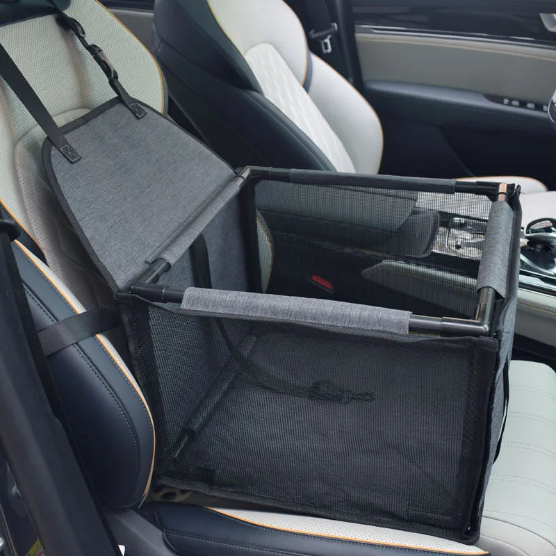 Travel Dog Car Seat - Waterproof Pet Dog Carriers Bag - Shopinapets Dog Car Seat made with a waterproof and durable 900D Oxford and PVC material, this Pet Dog Car Seat is the perfect travel accessory for both cats and dogs. Designed to fit universal dog breeds, it measures 39*39*27cm and includes important safety features for your beloved pet. Travel Dog Car Seat - Waterproof Pet Dog Carriers Bag Shopinapets #