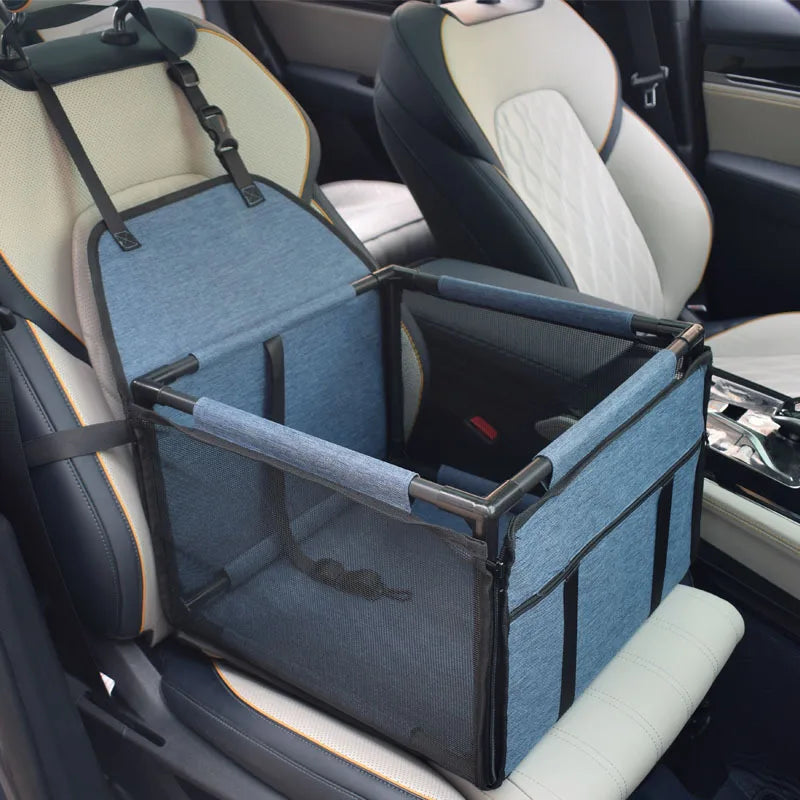 Travel Dog Car Seat - Waterproof Pet Dog Carriers Bag - Shopinapets Dog Car Seat made with a waterproof and durable 900D Oxford and PVC material, this Pet Dog Car Seat is the perfect travel accessory for both cats and dogs. Designed to fit universal dog breeds, it measures 39*39*27cm and includes important safety features for your beloved pet. Travel Dog Car Seat - Waterproof Pet Dog Carriers Bag Shopinapets #