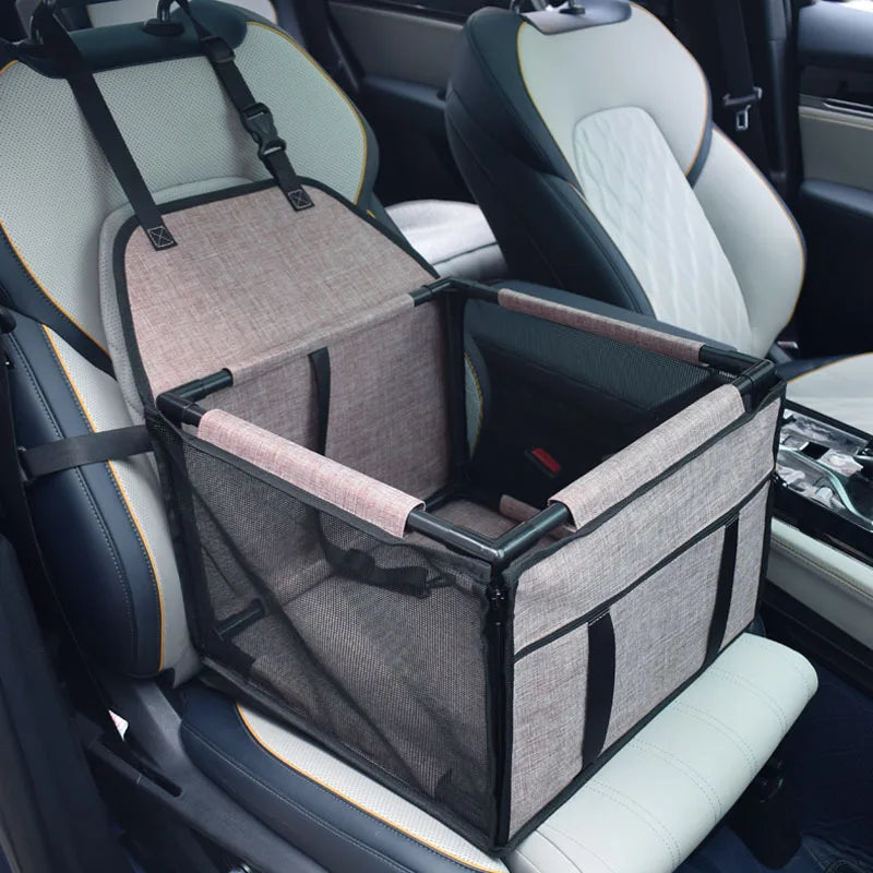 Travel Dog Car Seat - Waterproof Pet Dog Carriers Bag - Shopinapets Dog Car Seat made with a waterproof and durable 900D Oxford and PVC material, this Pet Dog Car Seat is the perfect travel accessory for both cats and dogs. Designed to fit universal dog breeds, it measures 39*39*27cm and includes important safety features for your beloved pet. Travel Dog Car Seat - Waterproof Pet Dog Carriers Bag Shopinapets #