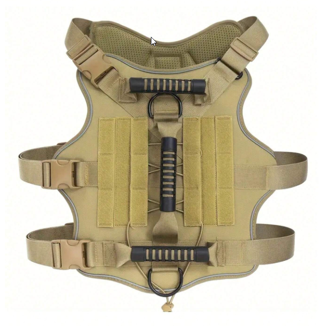 VMax PowerPup XL Dog Harness - Camo Service Vest with Free Leash - Shopinapets VMax PowerPup XL Dog Harness - Camo Service Vest with Free Leash Shopinapets #