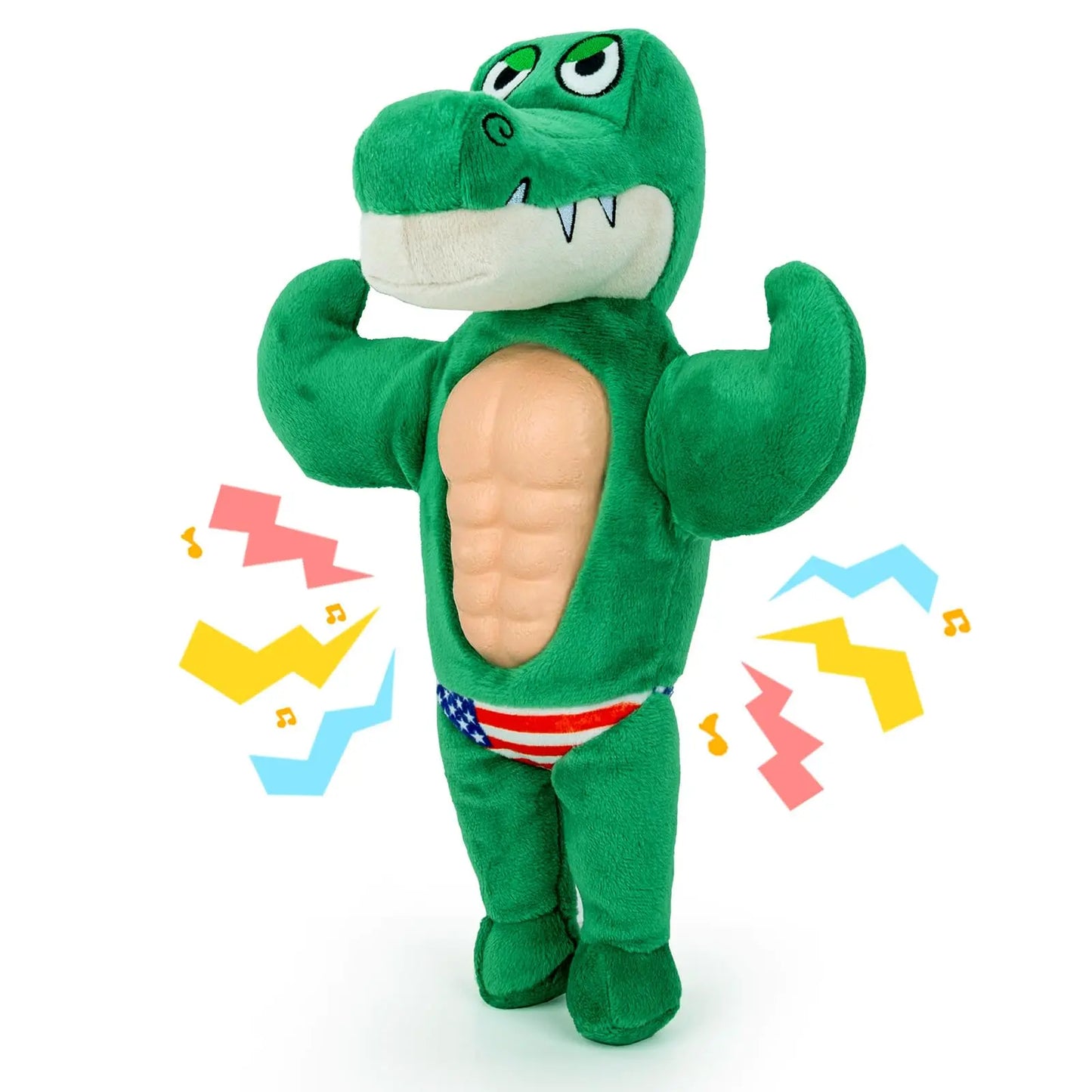 Alligator Buddy Chew Toy - Squeaky Fun Plush