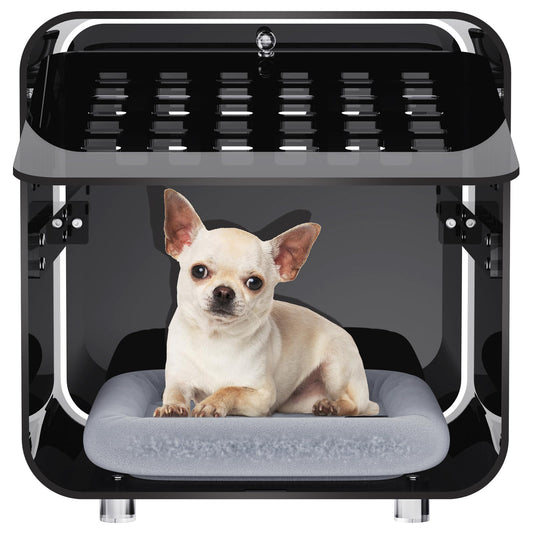 Acrylic Small Animal Crate with Cushioned Mat Shopinapets