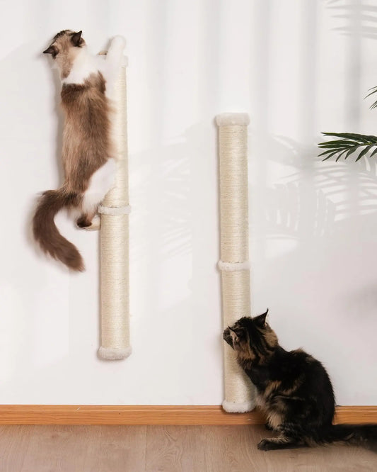 Sisal Cat Wall Scratcher Duo 34-Inch - Shopinapets