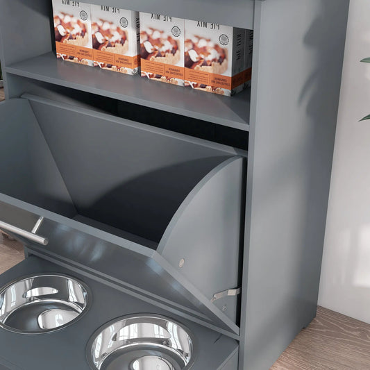 PawHut Pet Feeder Locker & Food Storage - Shopinapets