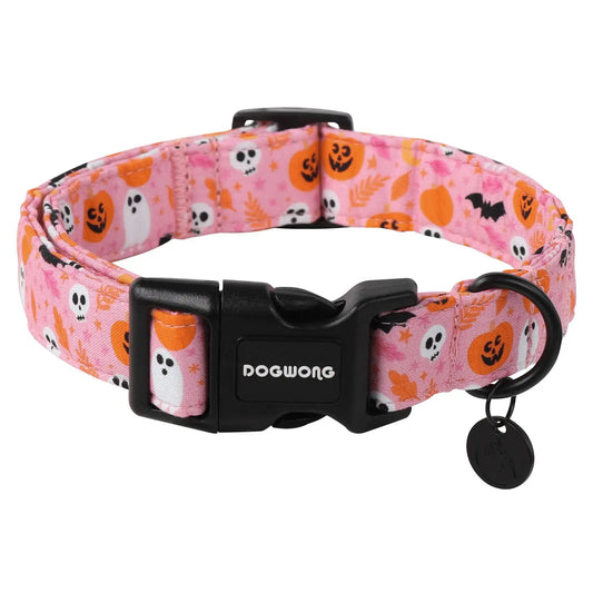 Autumn Pup Adjustable Cotton Collar - Shopinapets