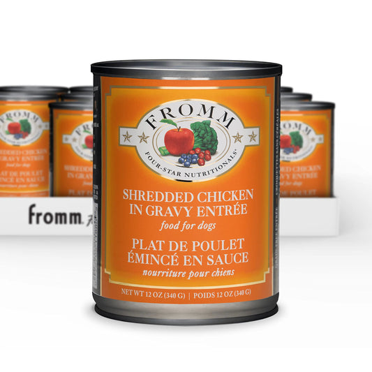 Fromm Four-Star Shredded Chicken Wet Dog Food - 12-Count - Shopinapets