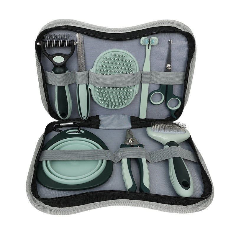 Pet Combo Suit Beauty Scissors Hair Removal Needle Comb Bath Brush - Shopinapets Pet Combo Suit Beauty Scissors Hair Removal Needle Comb Bath Brush Shopinapets #