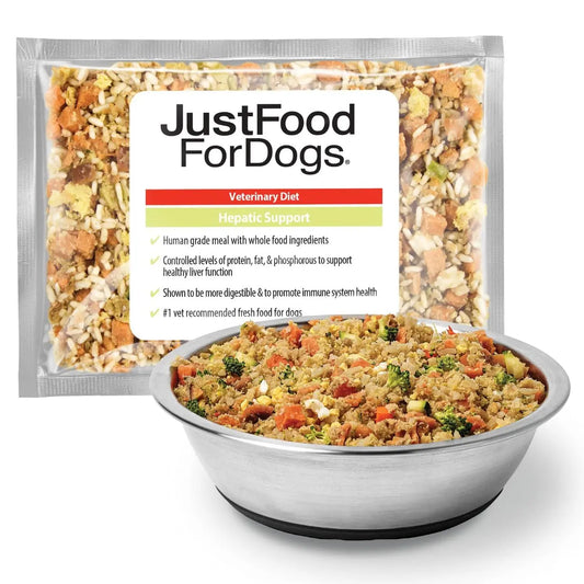 JustFoodForDogs Hepatic Health Frozen Dog Food 18 oz (7 Pack) - Shopinapets