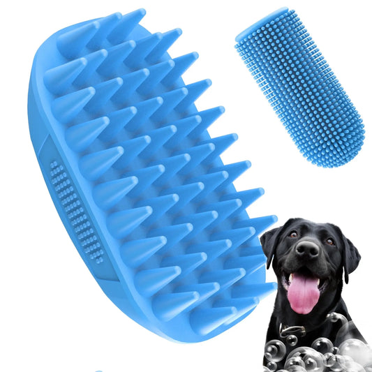 MAXMI Pet Groom & Wash Brush Duo - Shopinapets