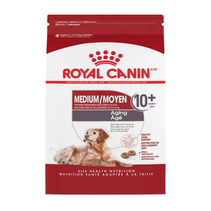 Royal Canin Medium Senior Vitality 10+ Dry Dog Food 30 lb - Shopinapets