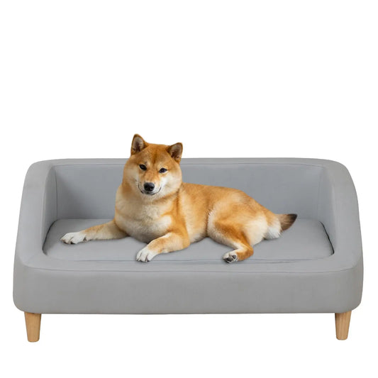 Comfort Tech Pet Sofa Bed - Grey - Shopinapets