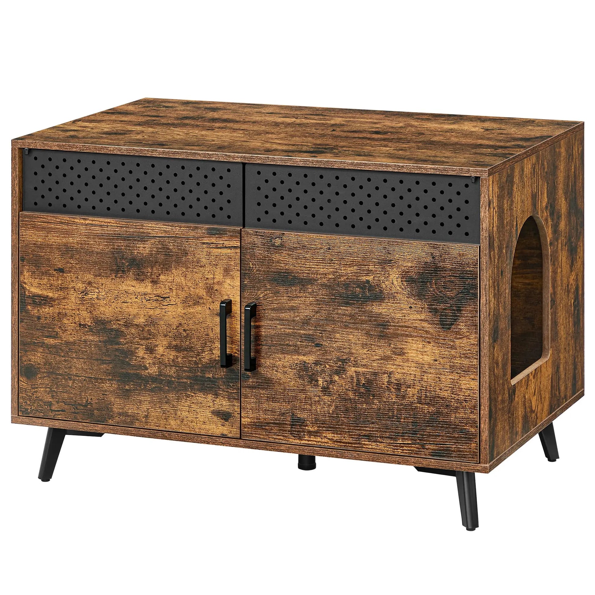 Rustic Cat Litter Cabinet - Shopinapets