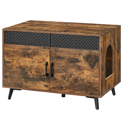 Rustic Cat Litter Cabinet - Shopinapets