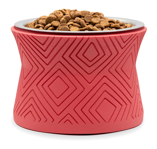 Santa Fe Chic Elevated Small Pet Bowl