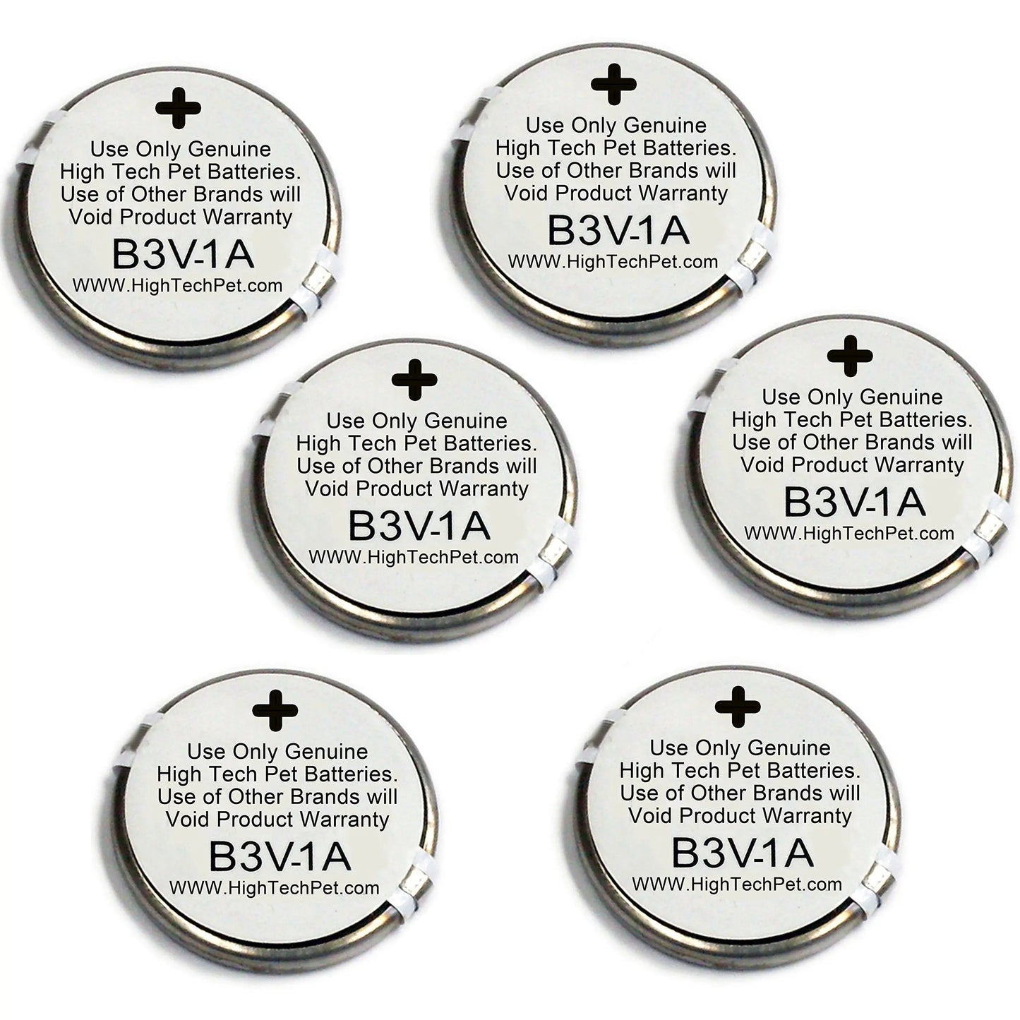 High Tech Pet MS-4/MS-5 Collar Battery 6-Pack - Shopinapets