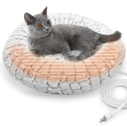 COSYZONE Heated Donut Cat Bed