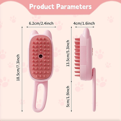 3-in-1 Pet Steam Brush for Dogs and Cats - Shedding Massage, Grooming, Water Sprayer - Shopinapets  3-in-1 Pet Steam Brush for Dogs and Cats - Shedding Massage, Grooming, Water Sprayer Shopinapets #