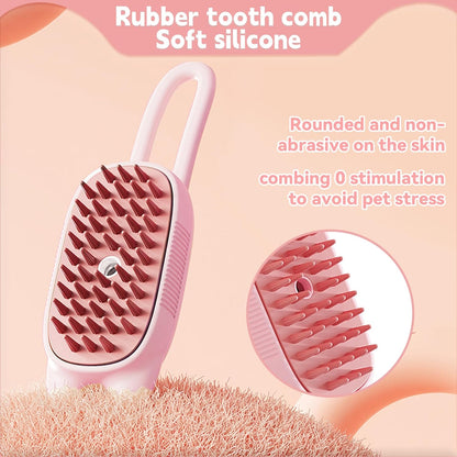 3-in-1 Pet Steam Brush for Dogs and Cats - Shedding Massage, Grooming, Water Sprayer - Shopinapets  3-in-1 Pet Steam Brush for Dogs and Cats - Shedding Massage, Grooming, Water Sprayer Shopinapets #
