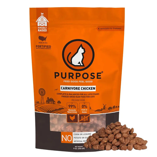 PURE Nourish Freeze-Dried Chicken Cat Food 9 oz