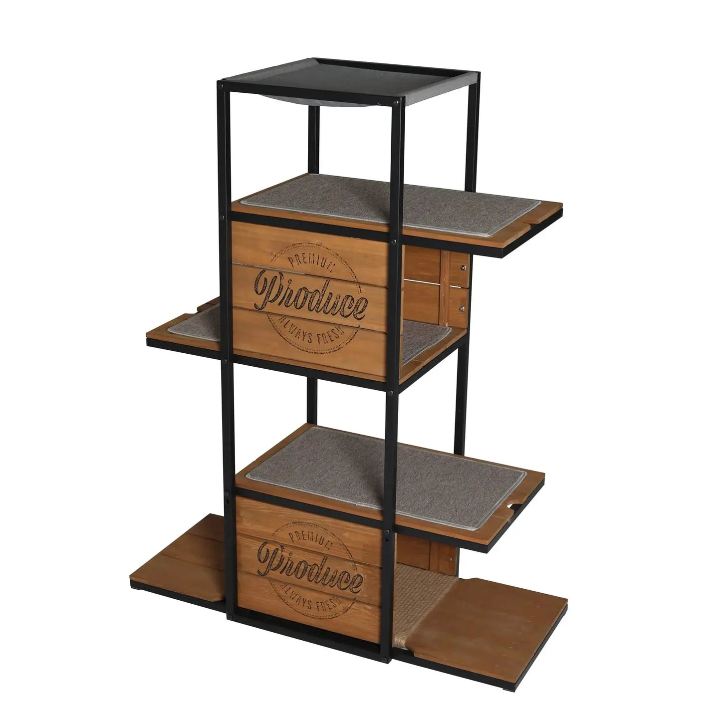 Rustic Retreat Cat Tower - Shopinapets