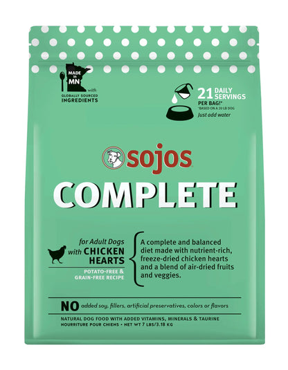 Sojos Chunky Chicken Mix Freeze-Dried Dog Food 7 lb - Shopinapets