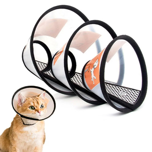 Konnfeir 3-Pack Adjustable Cat Healing Collars - Shopinapets