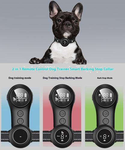 Bark Stopper -Multiple Training Modes - Smart -3-in-1 Dog Trainer - Shopinapets  Bark Stopper -Multiple Training Modes - Smart -3-in-1 Dog Trainer Shopinapets #
