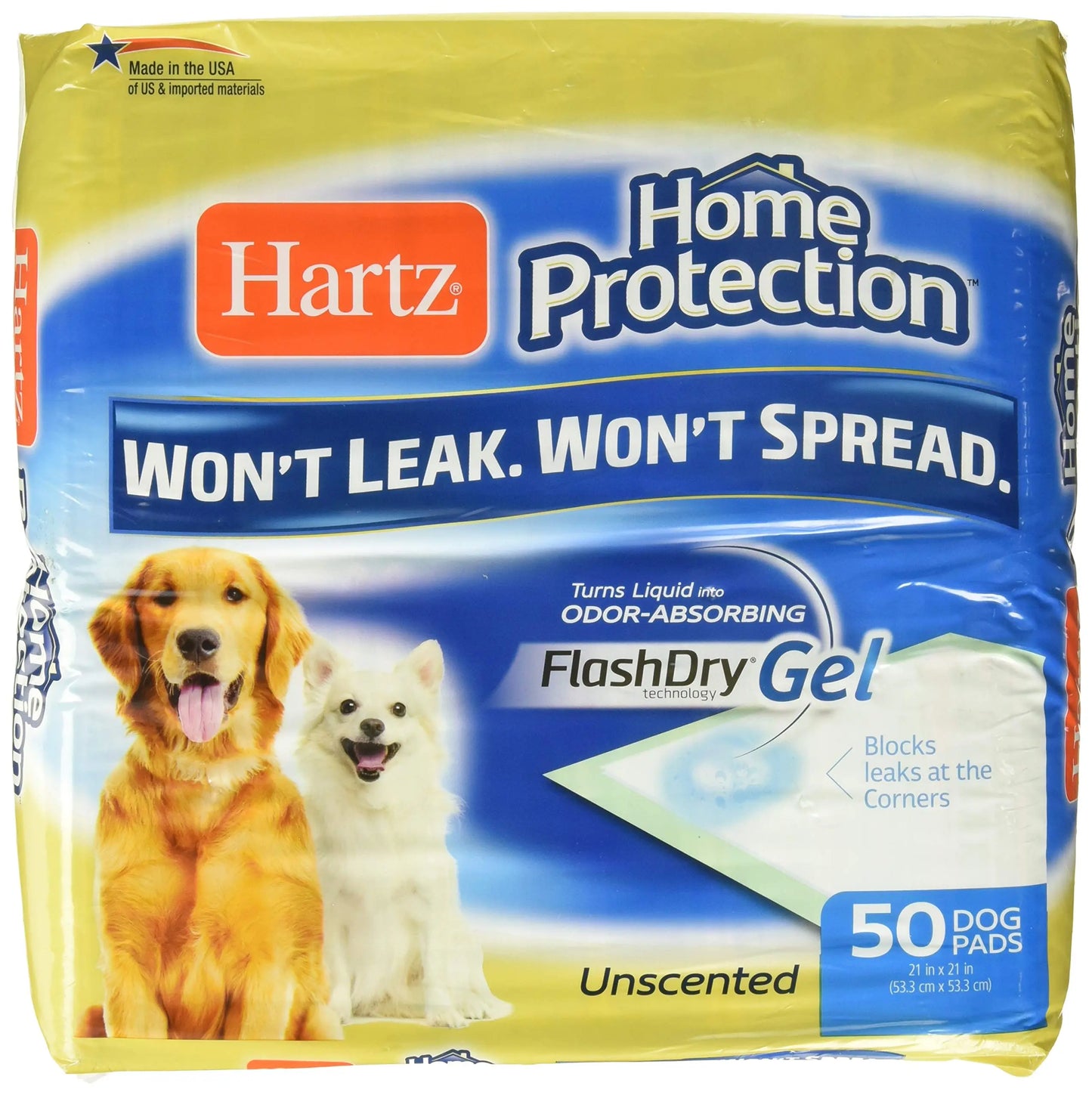 HARTZ 50 PACK DOG TRAINING PADS