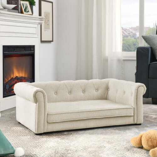 Chic Elevated Large Dog Sofa Bed Shopinapets