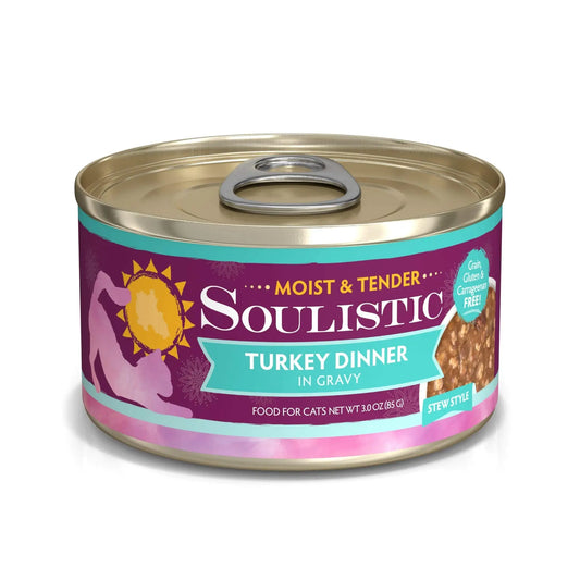 Soulistic Turkey Gravy Feast Wet Cat Food 3 oz Case of 12 - Shopinapets