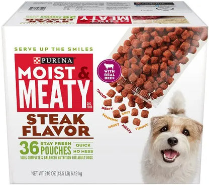 Purina Juicy Steak Blend Dog Food 216oz - Shopinapets
