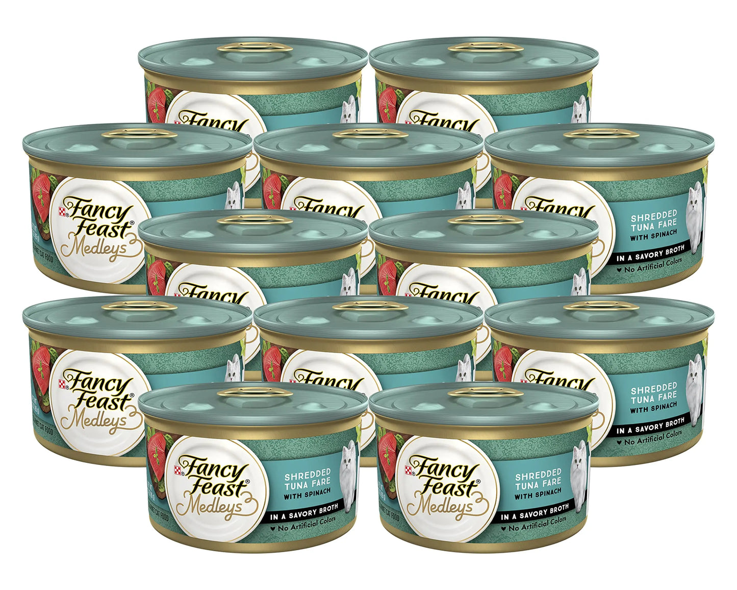 Fancy Feast Gourmet Chicken Spinach Medley - Shopinapets