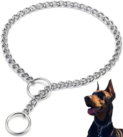 Chewproof Metal Training Collar 21in Small to Large Dogs - Shopinapets