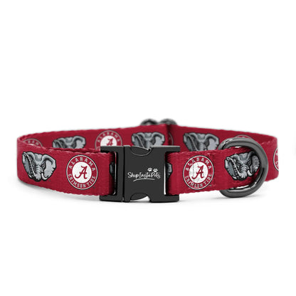 Alabama NCAA Custom Dog Collars & Leashes - Shopinapets