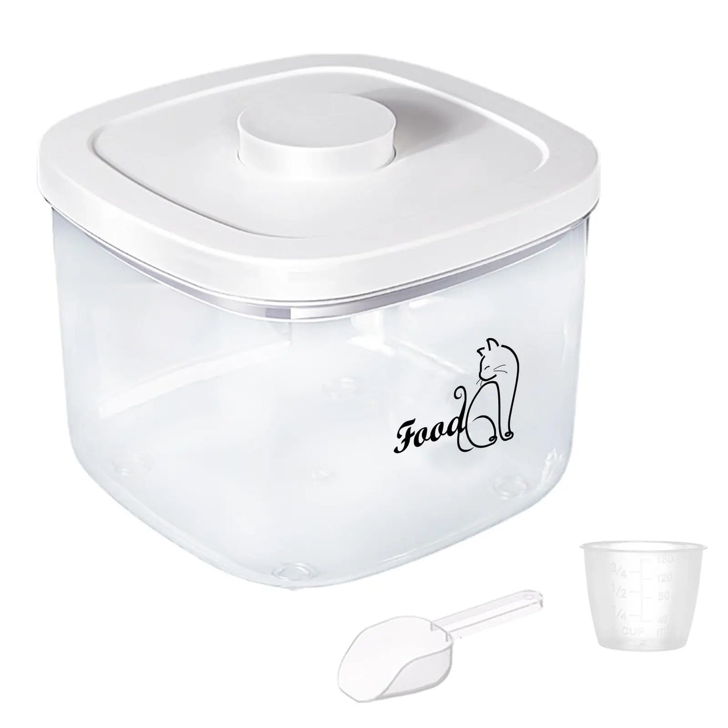Brabtod Clear 5L Pet Food Vault - Shopinapets