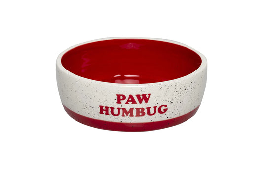Paw Humbug Festive Pet Bowl - Shopinapets