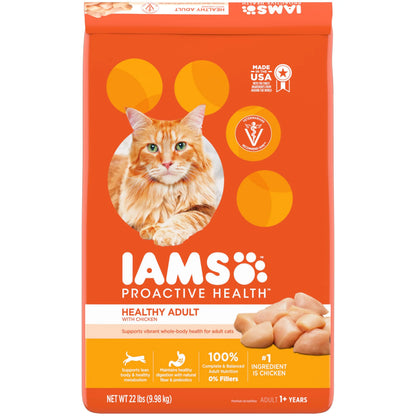 IAMS Adult Cat Healthy Chicken Formula 22 lb. - Shopinapets