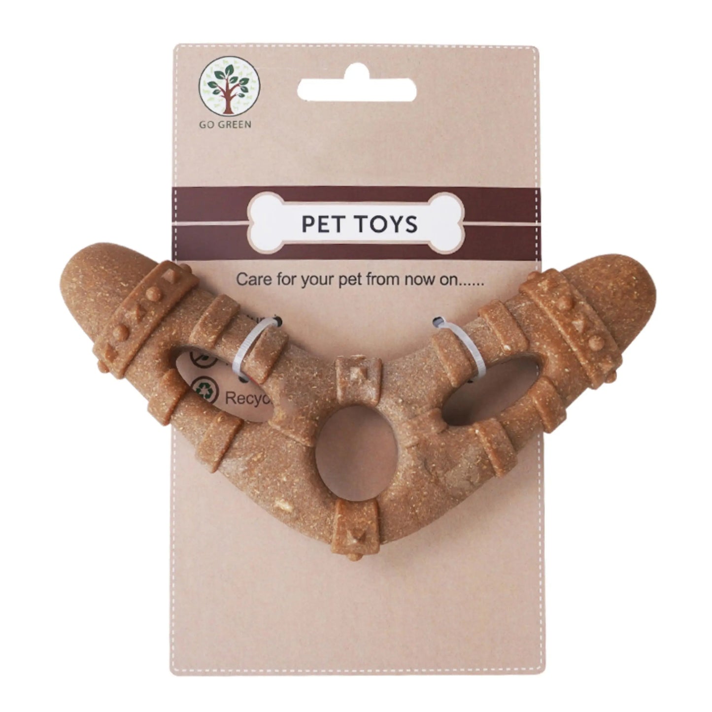 Eco-Friendly Durable Chew Toy for Small Dogs
