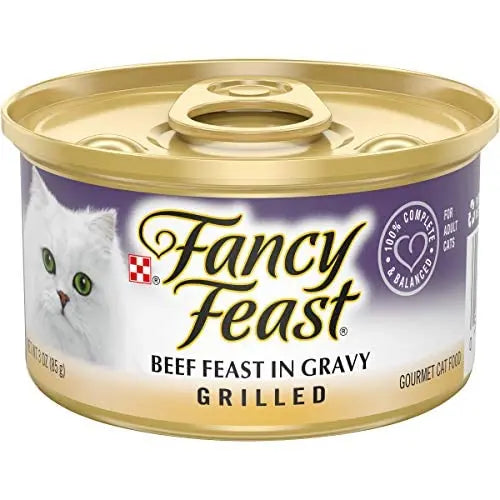 Grilled Beef Gravy Delight Cat Food 3 oz - 24 Pack - Shopinapets