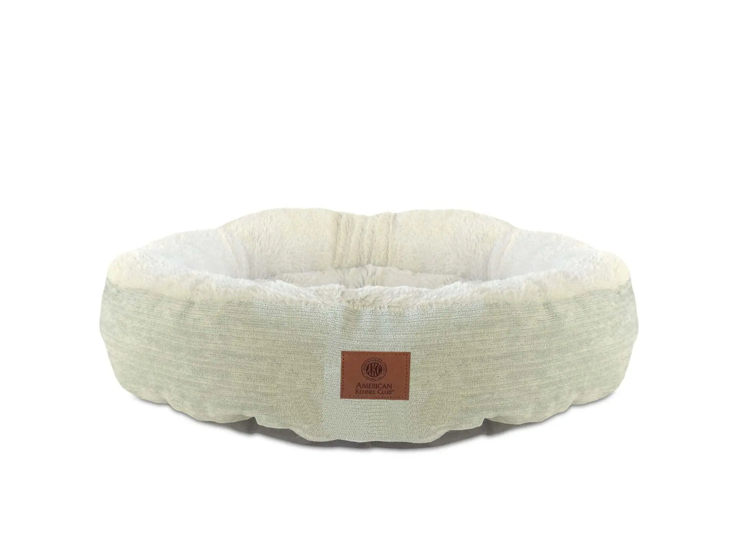 AKC Deluxe Round Plush Pet Bed - Shopinapets