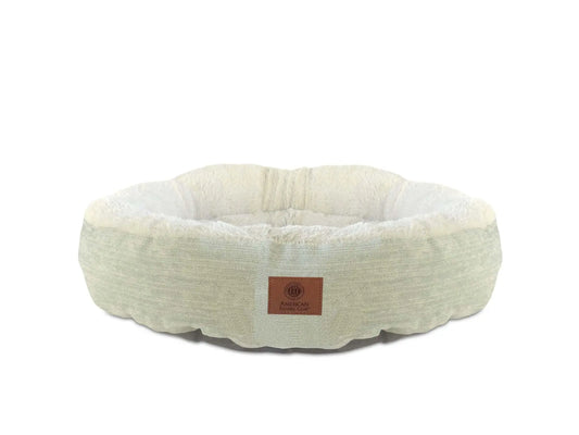 AKC Deluxe Round Plush Pet Bed - Shopinapets
