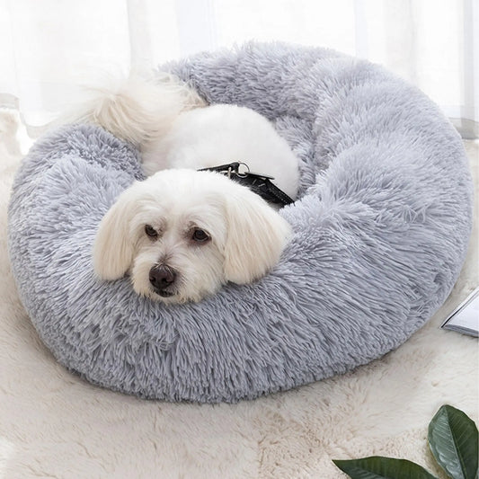 Lemuluxe Plush Pet Bed for Small Dogs and Cats - Shopinapets
