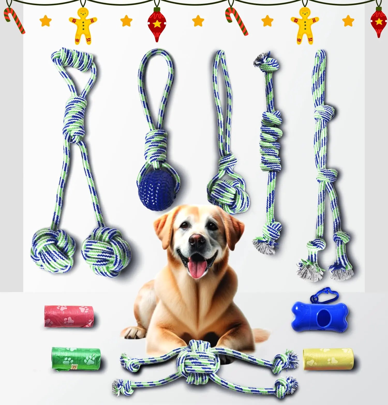 Furry Friends 10-Pack Dog Playset - Shopinapets