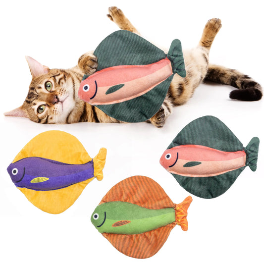 Maiiu Crinkle Catnip Fish Trio - Shopinapets