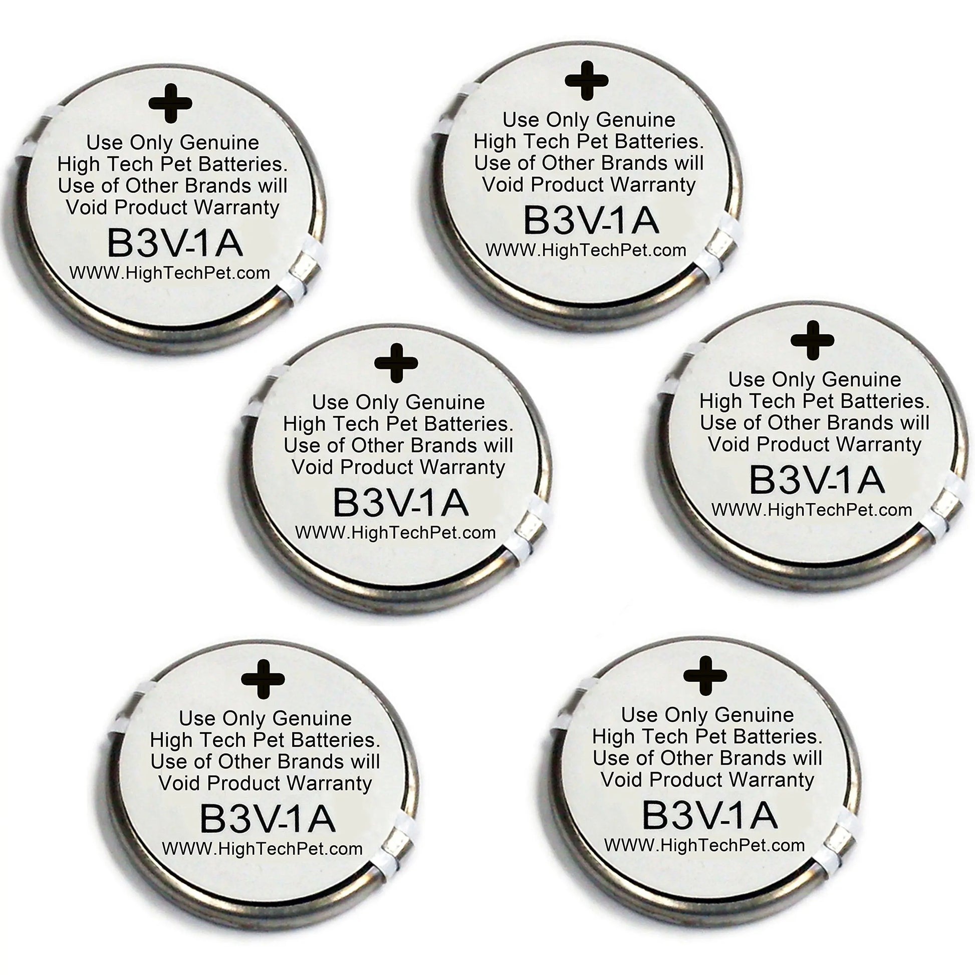 High Tech Pet MS-4/MS-5 Collar Battery 6-Pack - Shopinapets