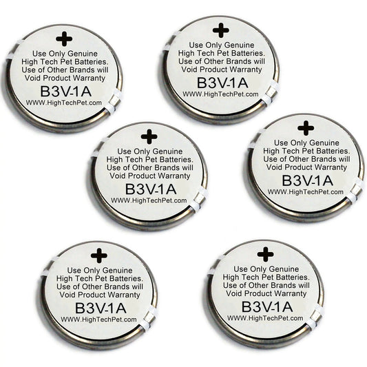 High Tech Pet MS-4/MS-5 Collar Battery 6-Pack - Shopinapets