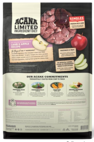 Acana Lamb and Apple Singles Formula Dog Food 13 Pound Bag - Shopinapets  Acana Lamb and Apple Singles Formula Dog Food 13 Pound Bag Shopinapets #
